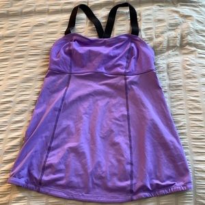 Purple lululemon tank size 8